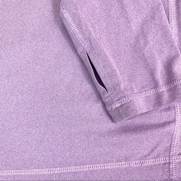 Champion zip front long sleeve violet pullover L - Picture 5 of 8